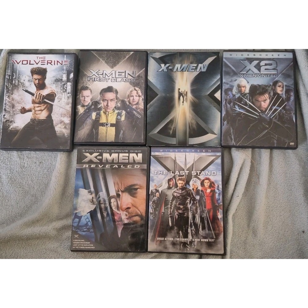 X-Men DVD Movie Lot (6 Films) Marvel‎ Wolverine Collection